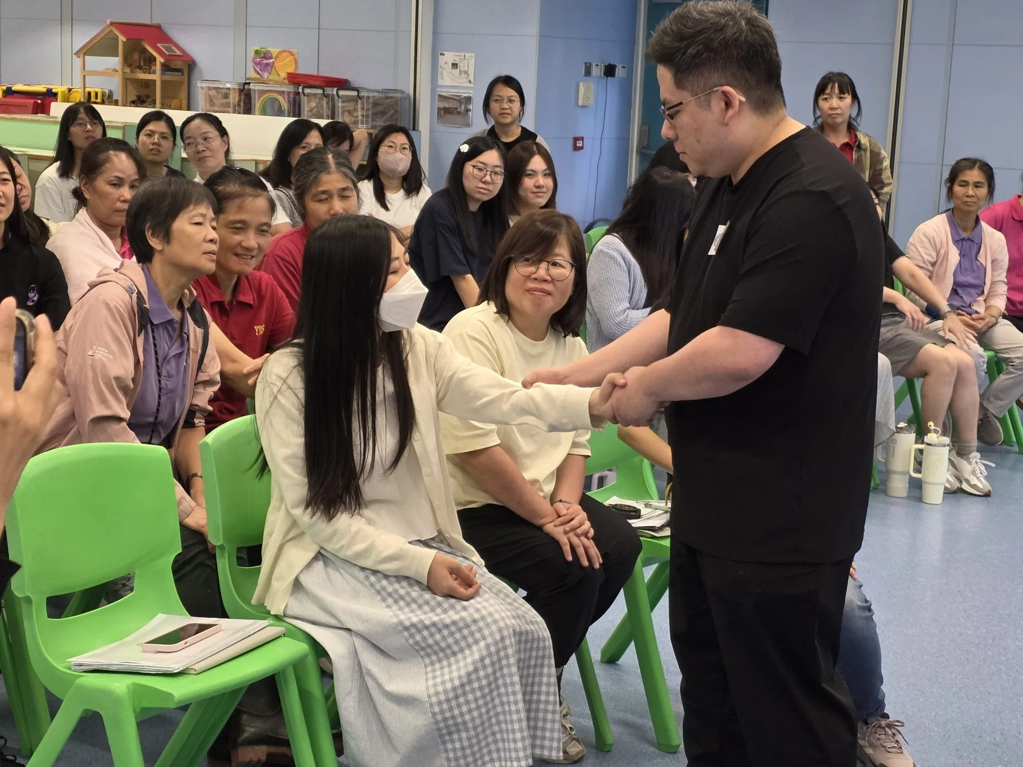 現場手法調理示範，效果立竿見影