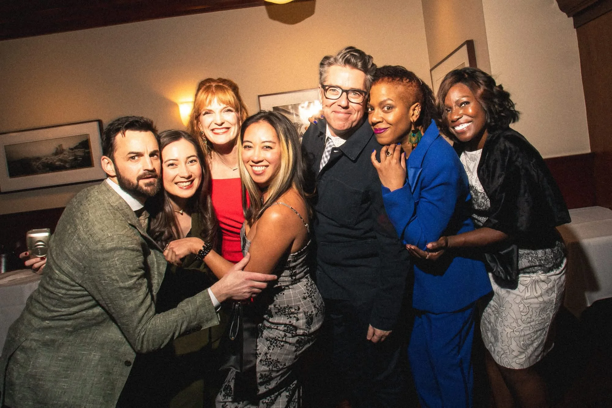 The cast of "Eureka Day," dir. Lili-Anne Brown. Photograph by Joe Mazza.