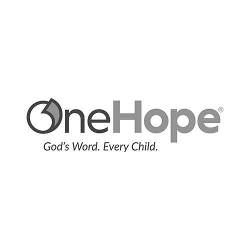 Logo of OneHope with the slogan 'God's Word. Every Child.'