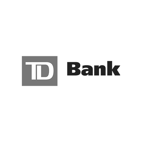 TD Bank logo with "TD" in a square and "Bank" written in bold font.