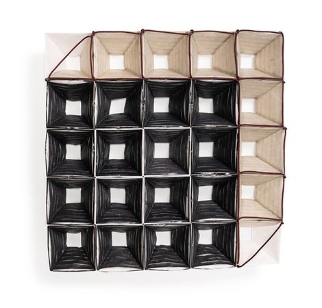 Scale Study, 2022
Ink, paper, cord
15.75 x 15.75 x 2.5 in / 40 x 40 x 6.4 cm