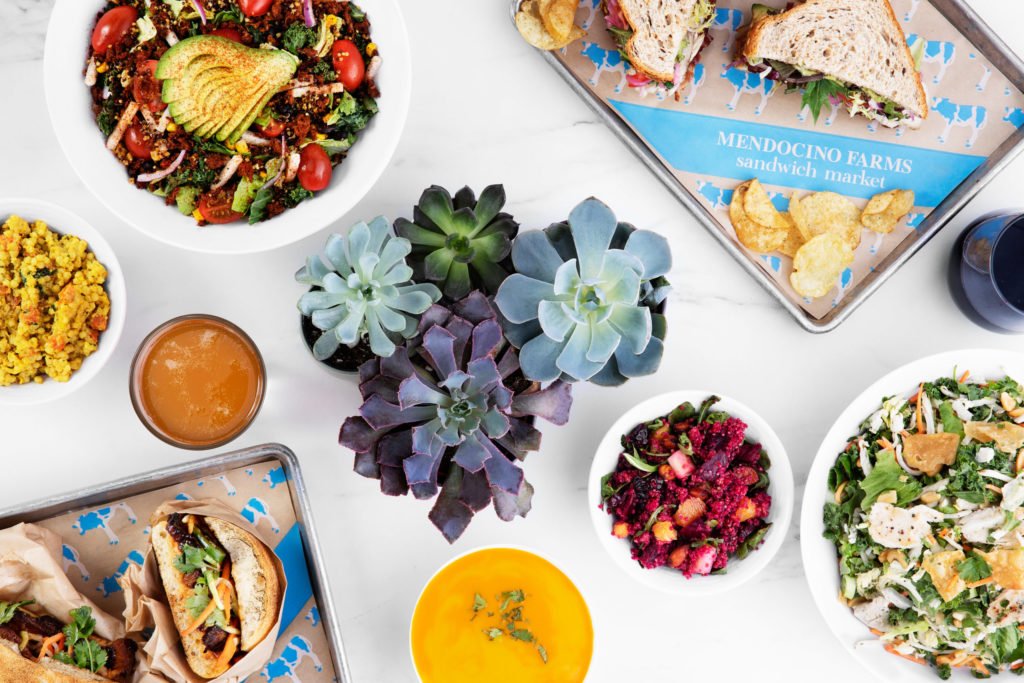  Packaging design for Mendocino Farms to-go salads available exclusively at Whole Foods Market (southern California region). 