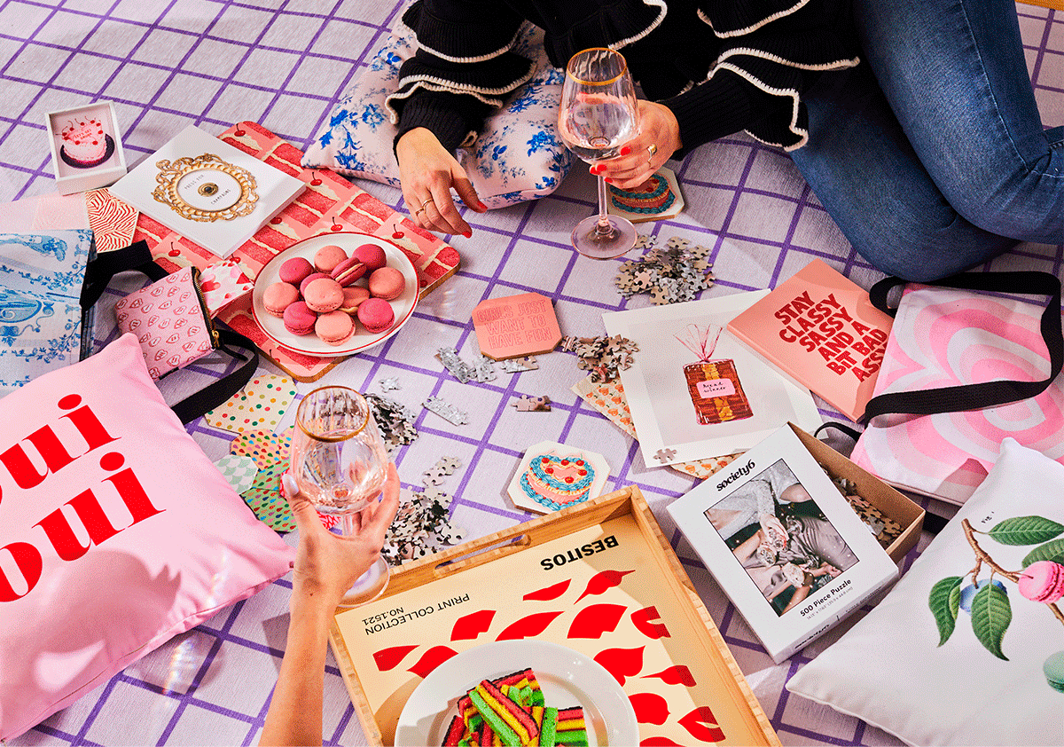 Art Direction thru photography for Society6’s Spring campaign