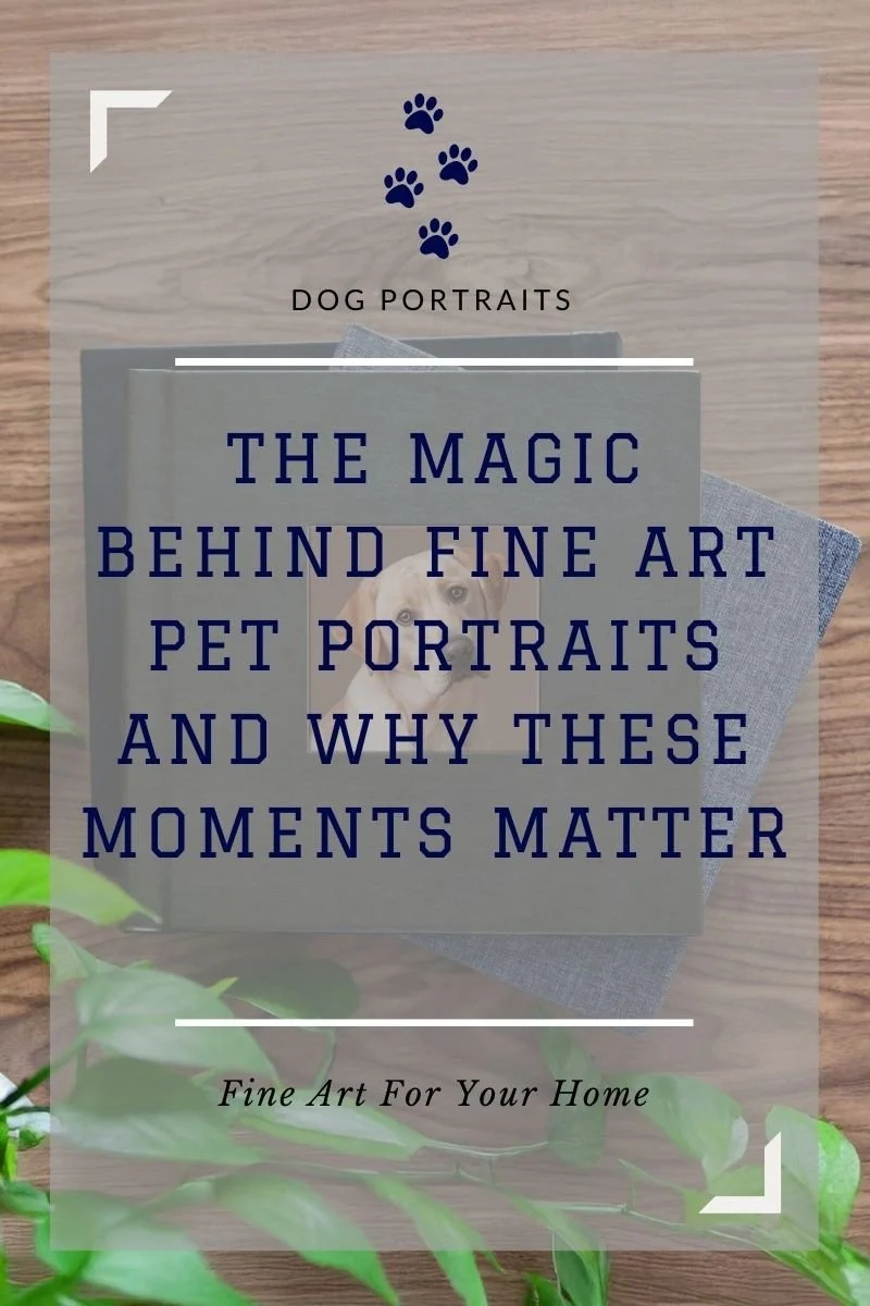 The Magic Behind Fine Art Pet Portraits and Why These Moments Matter