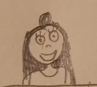 (Porträt gezeichnet von Paula)