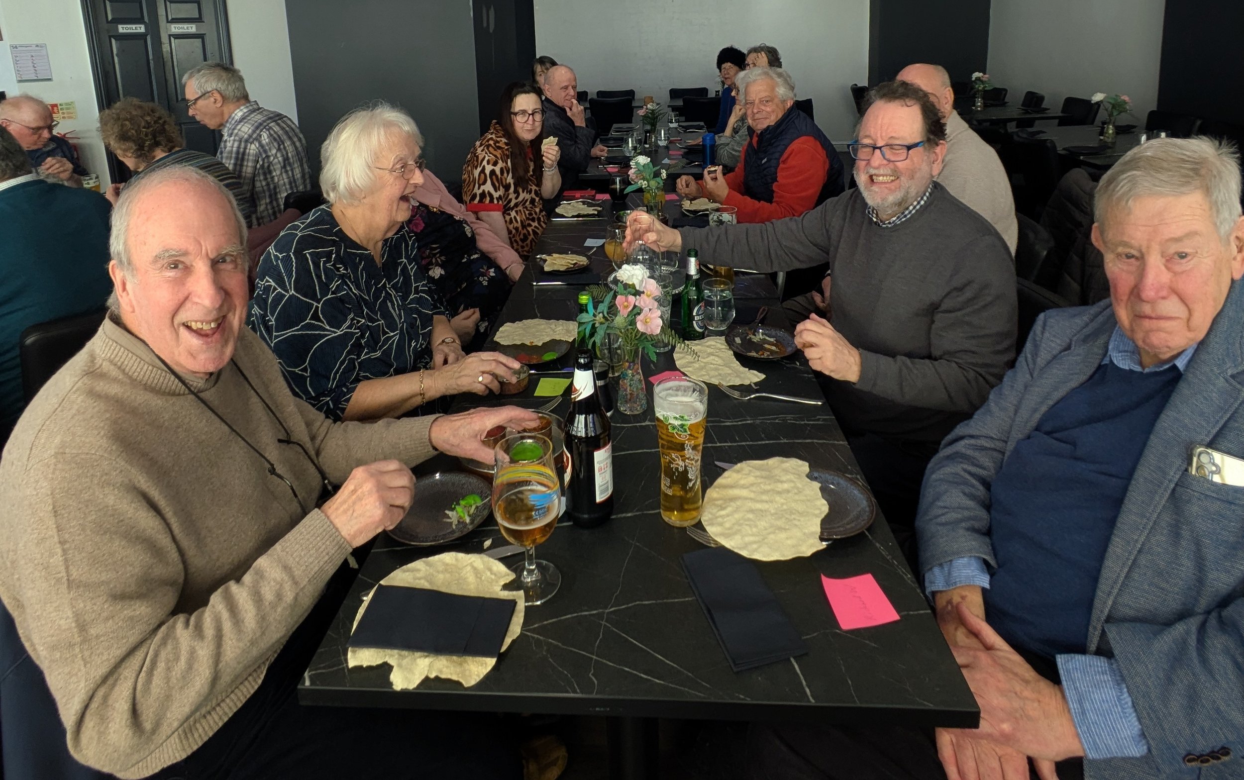 Photo of people st a restaurant