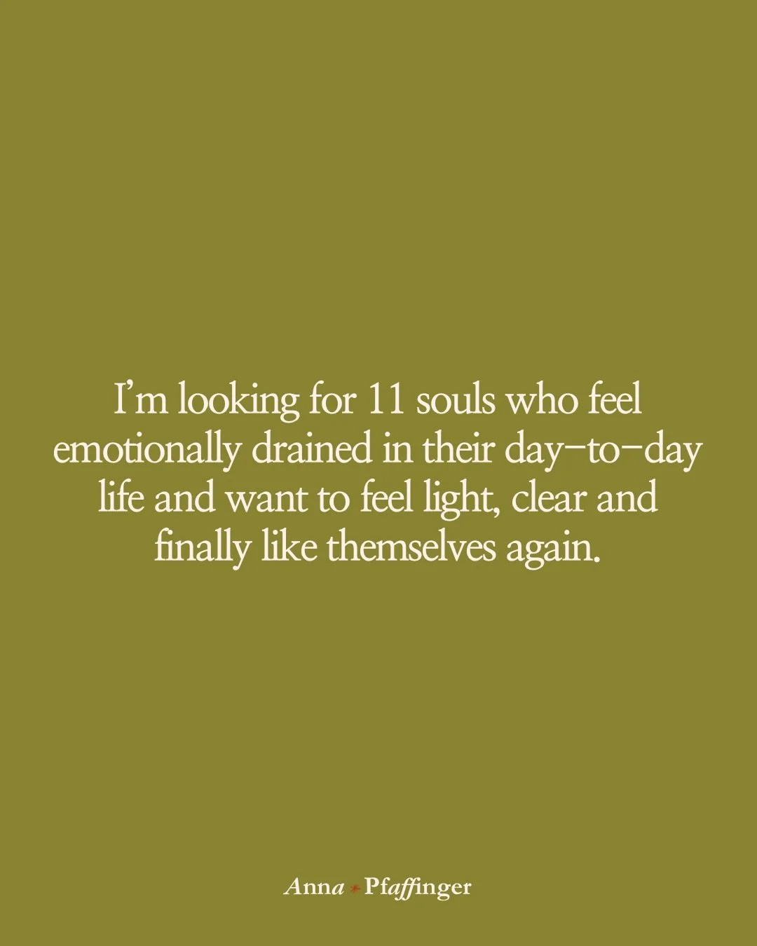 I&rsquo;ve got space for 11 souls this upcoming month who are ready to break free from overwhelm, emotional burnout and patterns that don&rsquo;t feel like them anymore.

If you&rsquo;re craving softness, clarity and a life that actually fits your ne
