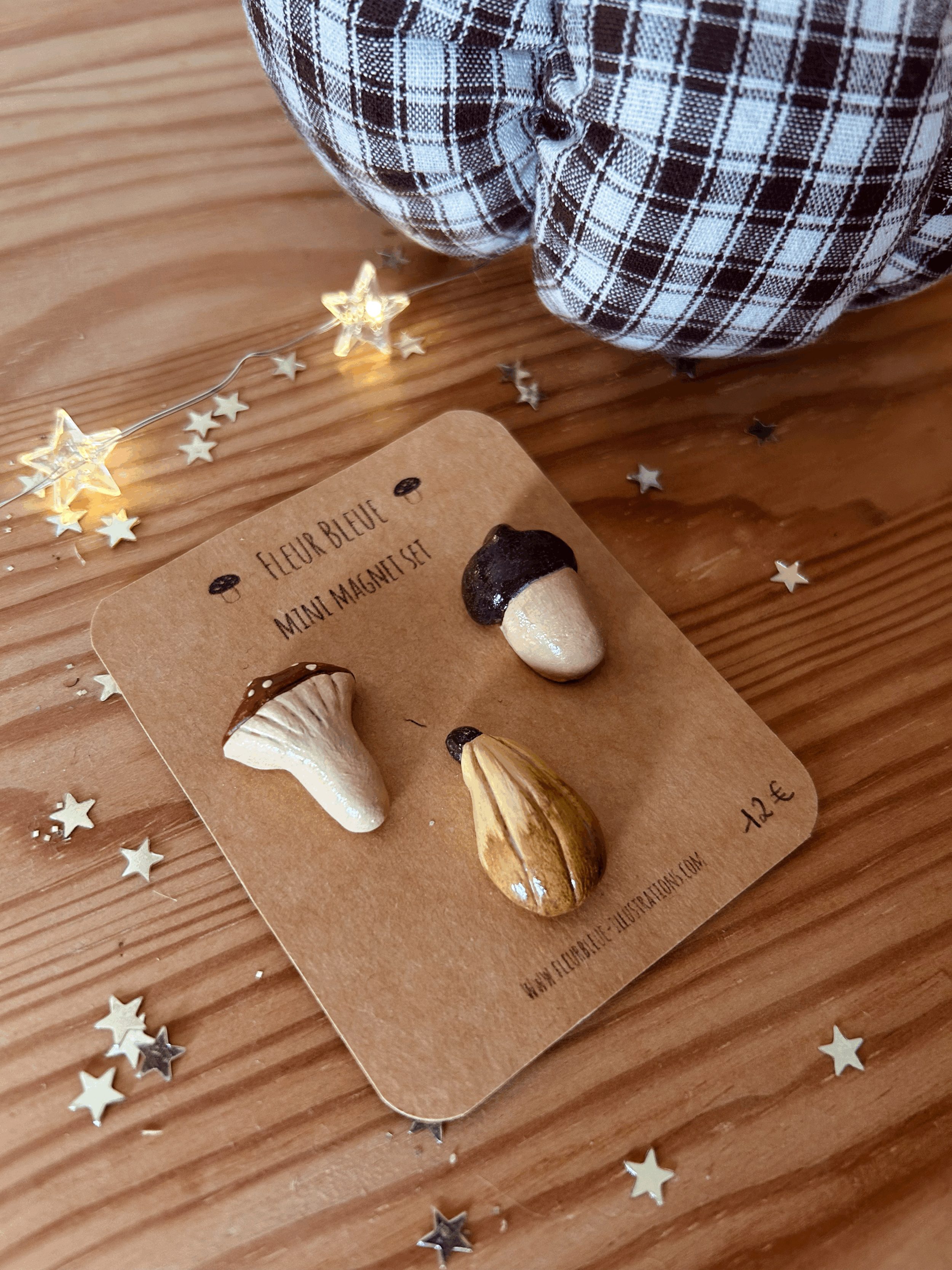 Set de 3 magnets d'automne