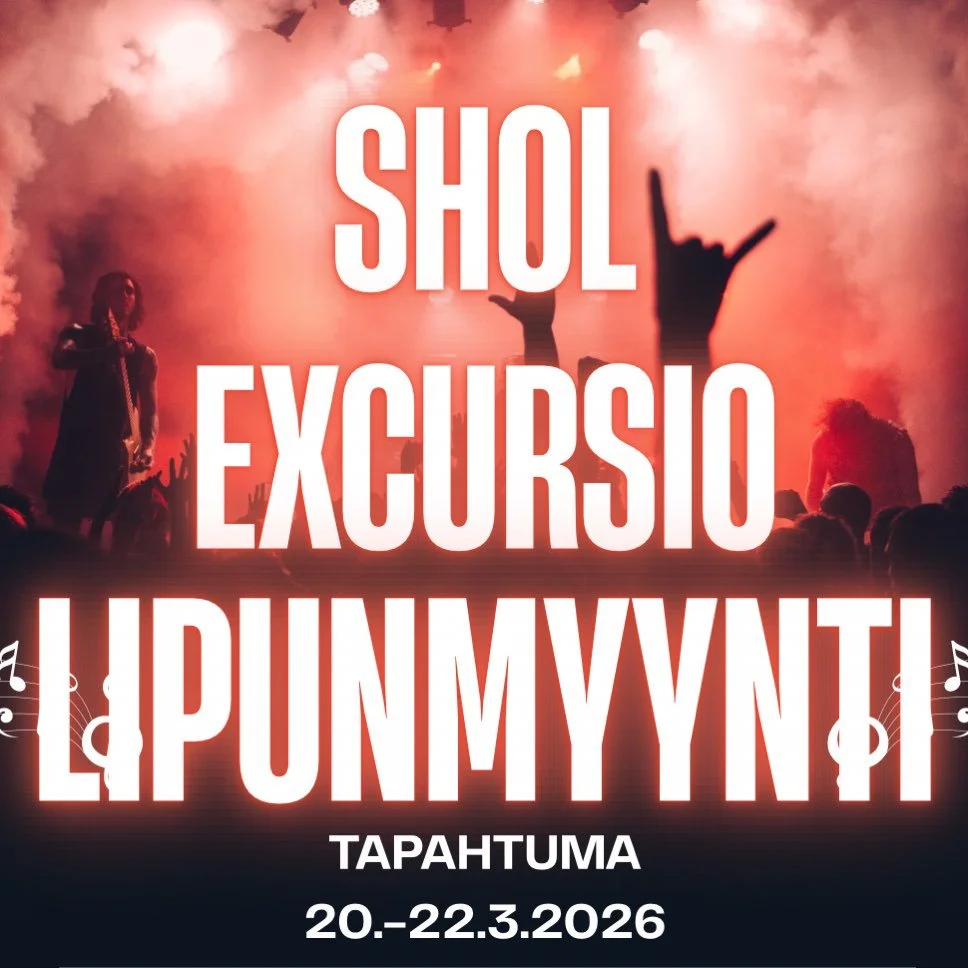 Koe festarit maaliskuussa ja tule mukaan SHOL x THLKS Turun excursiolle! Lis&auml;&auml;mme 2.3. saataville pelk&auml;st&auml;&auml;n lauantain liput, joten nyt on viel&auml; hyv&auml; hetki ostaa koko viikonlopun lippuja~ Ja jos pelkk&auml; lauantai