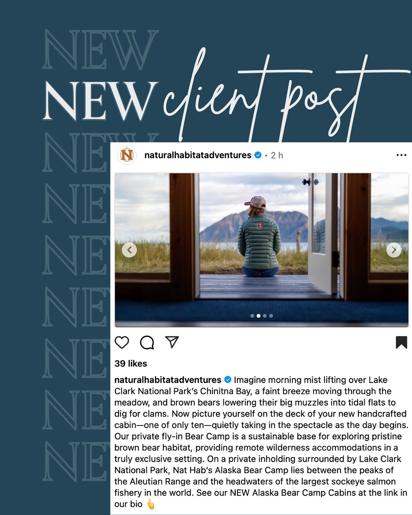 It&rsquo;s always a treat to spot your writing ✍️ out in the wild!

We&rsquo;re imagining long summer days in 2026 @naturalhabitatadventures&rsquo; Bear 🐻 Camp&hellip; for more info see NatHab.com&rsquo;s blog.
