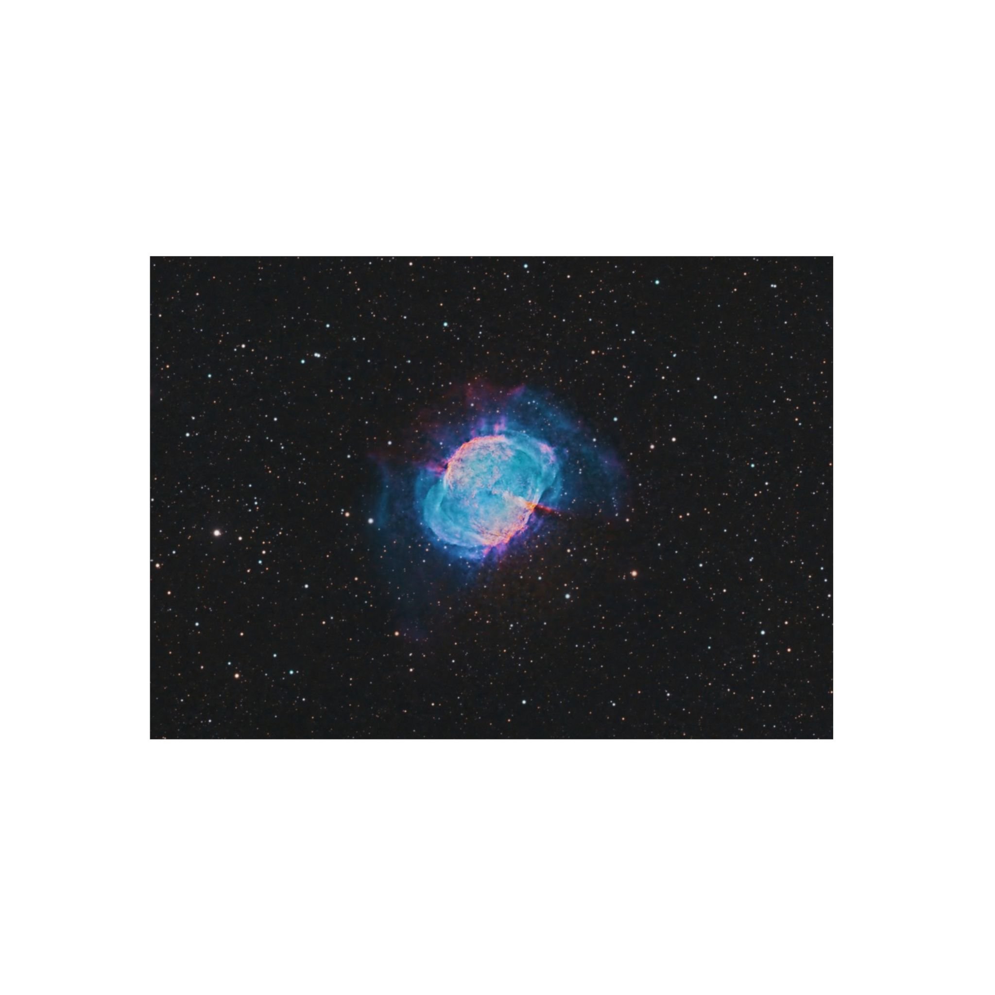 M27, La Nébuleuse de l'Haltère (SHO)