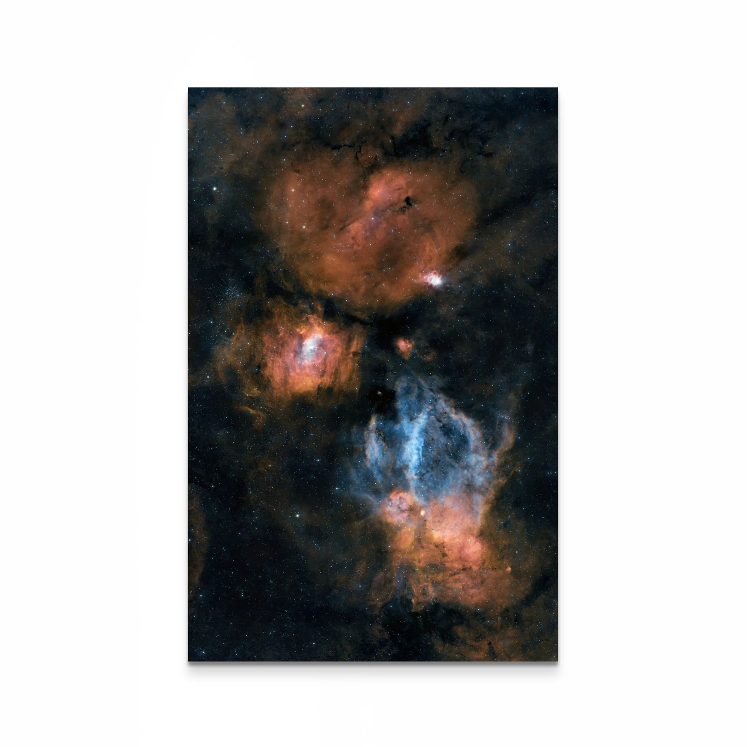 Nébuleuse de la Bulle et de la Griffe SHO / Bubble & Claw Nebulae SHO