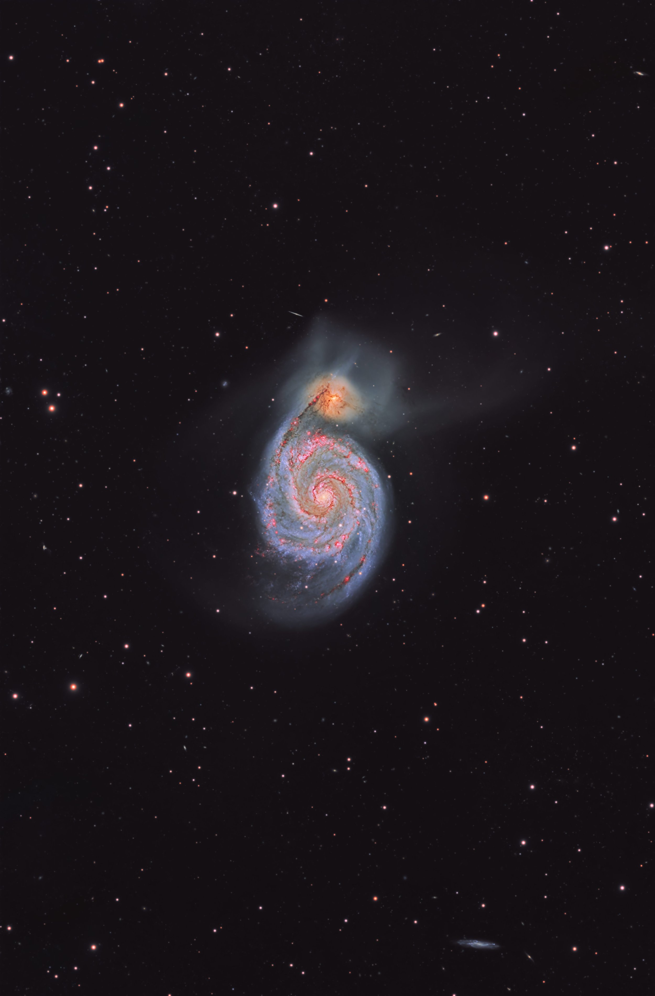 M51 : La Galaxie du Tourbillon / The Whirlpool Galaxy