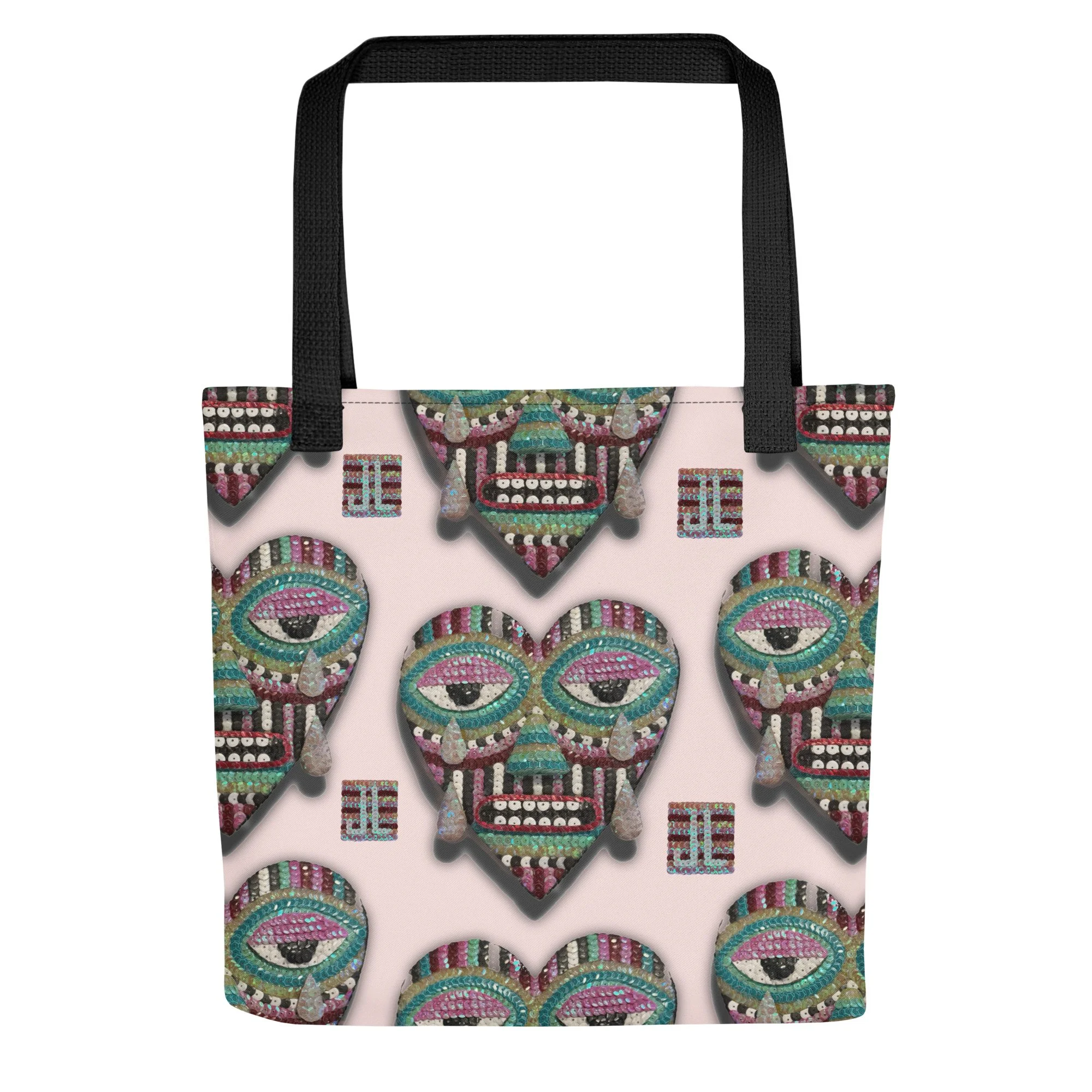 Sad Hearts Pink Tote