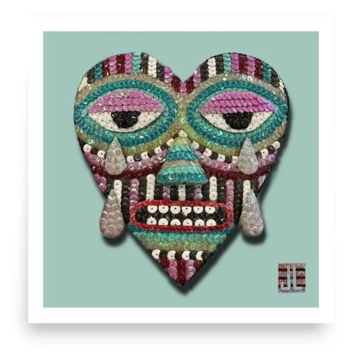 Sad Heart Print 10”x10”