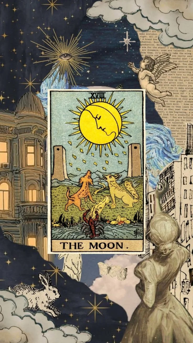 The Moon Card and the Difference Between a Gut Feeling and a Spiral