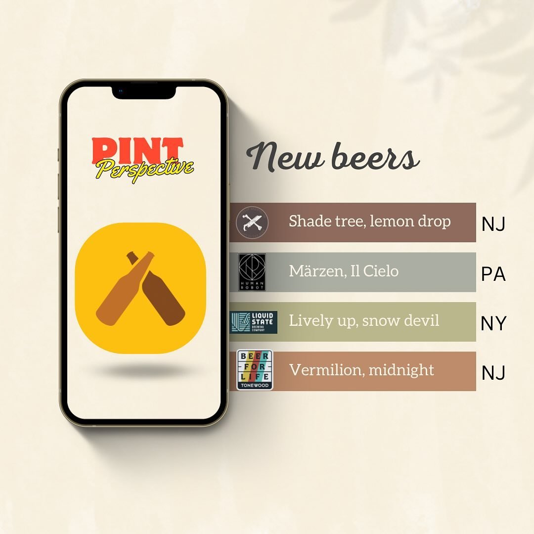 New beer, who dis? Another great weekend for new beers! All untapped reviews will now be on Pintperspective.com #craftbeer #newjerseybeer #newyorkbeer #phillybeer #untappd @bonesawbrewing @liquidstatebeer @humanrobotbeer @untappd