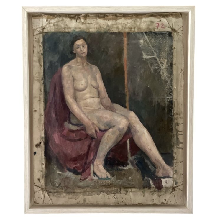Female Nude- Floating Frame