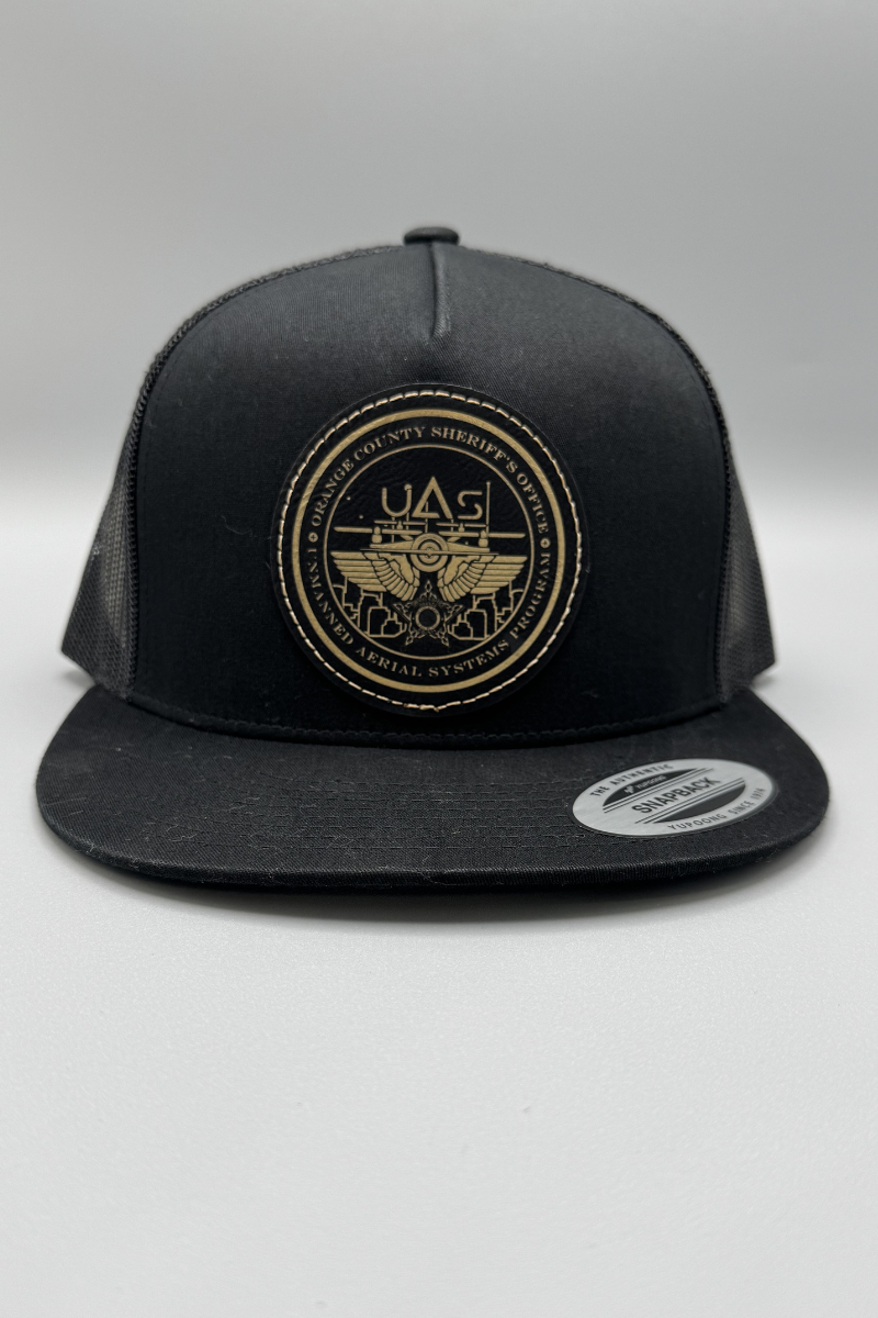 OCSO Drone Program Hat  Flat Brim with Leather Patch