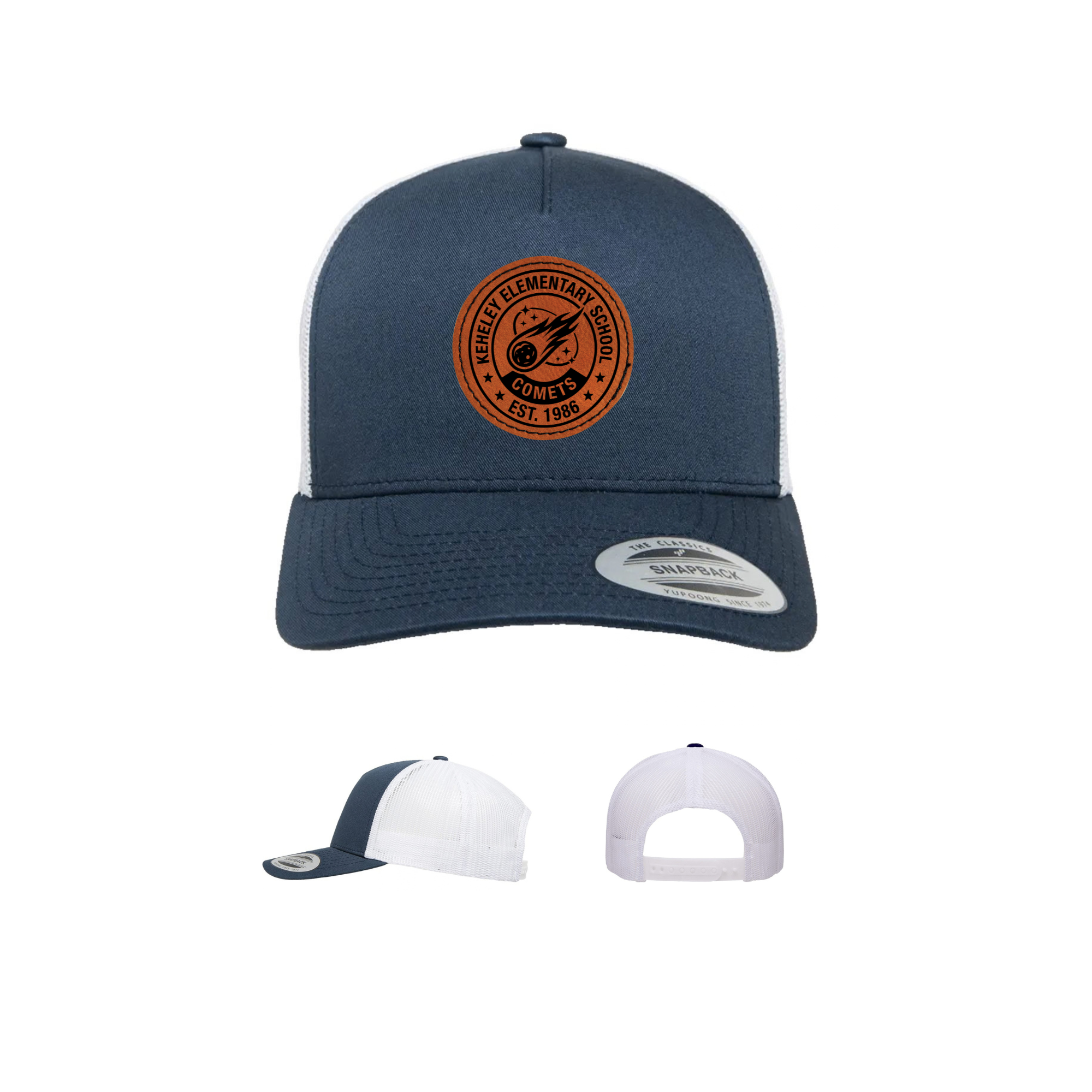 Keheley Custom Hats with Laser engraved Patch