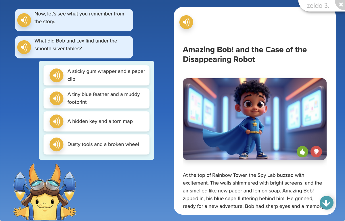 Choice Texts App Interface