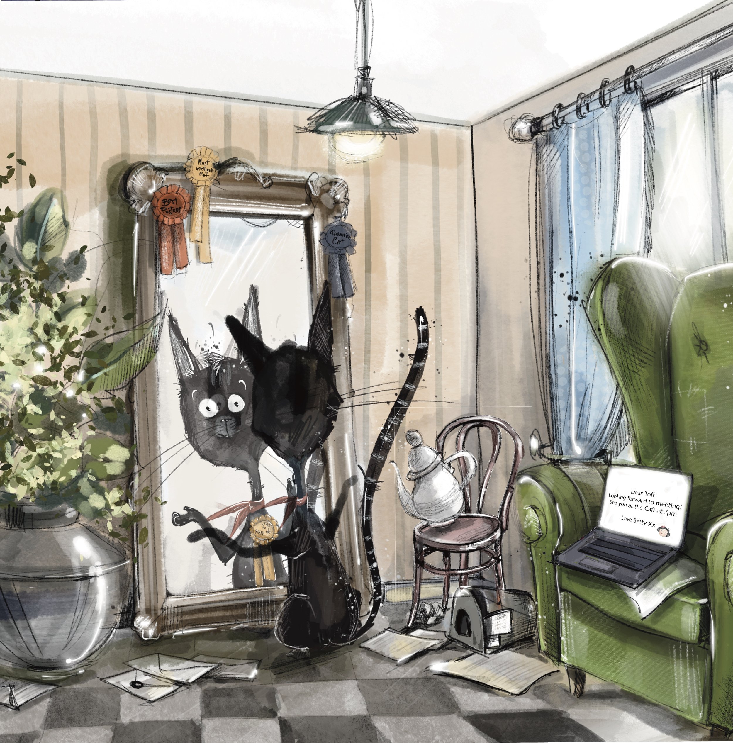 Siân Hughes Children's Author Cat Wanted
