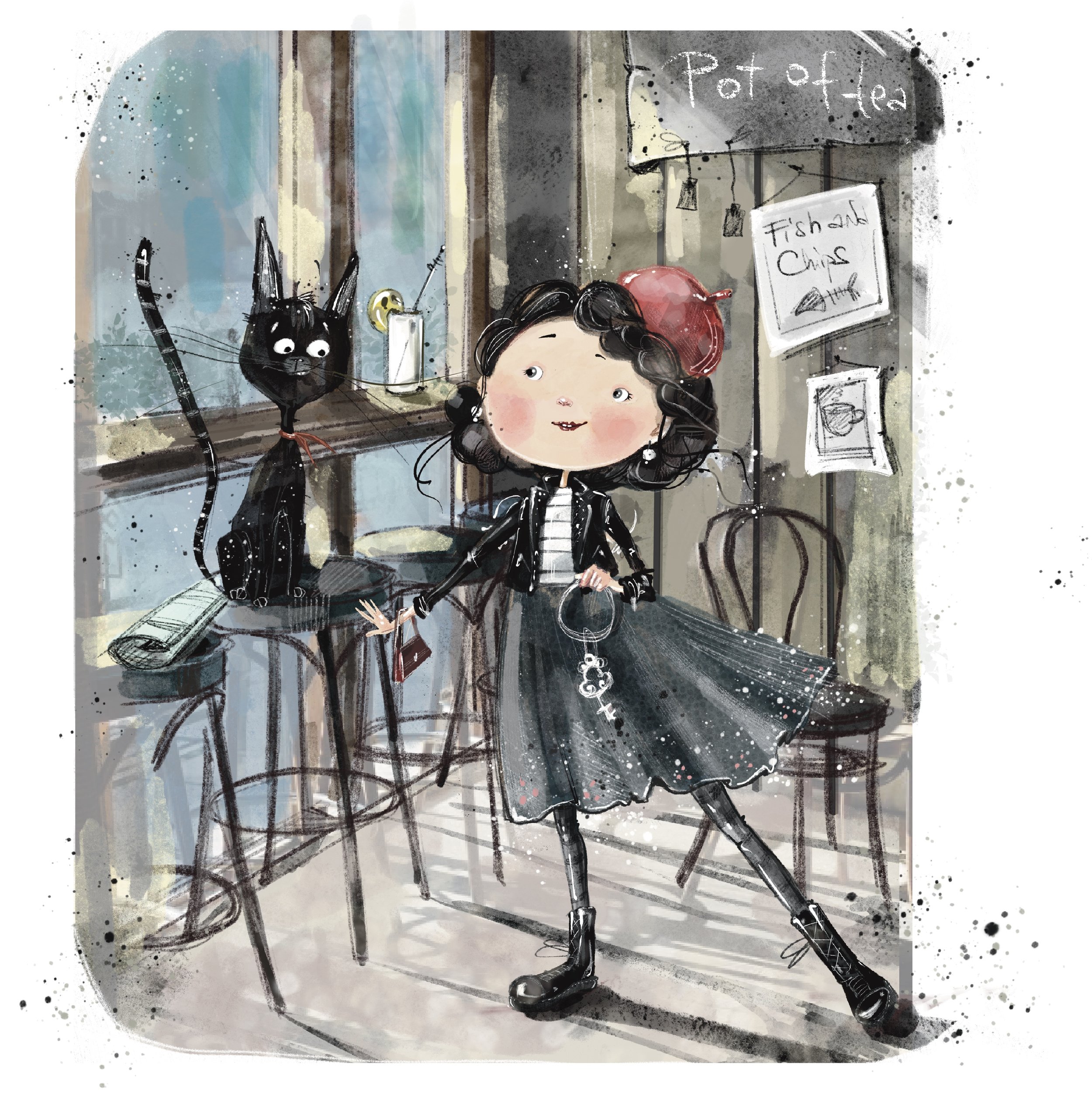 Siân Hughes Children's Author Cat Wanted