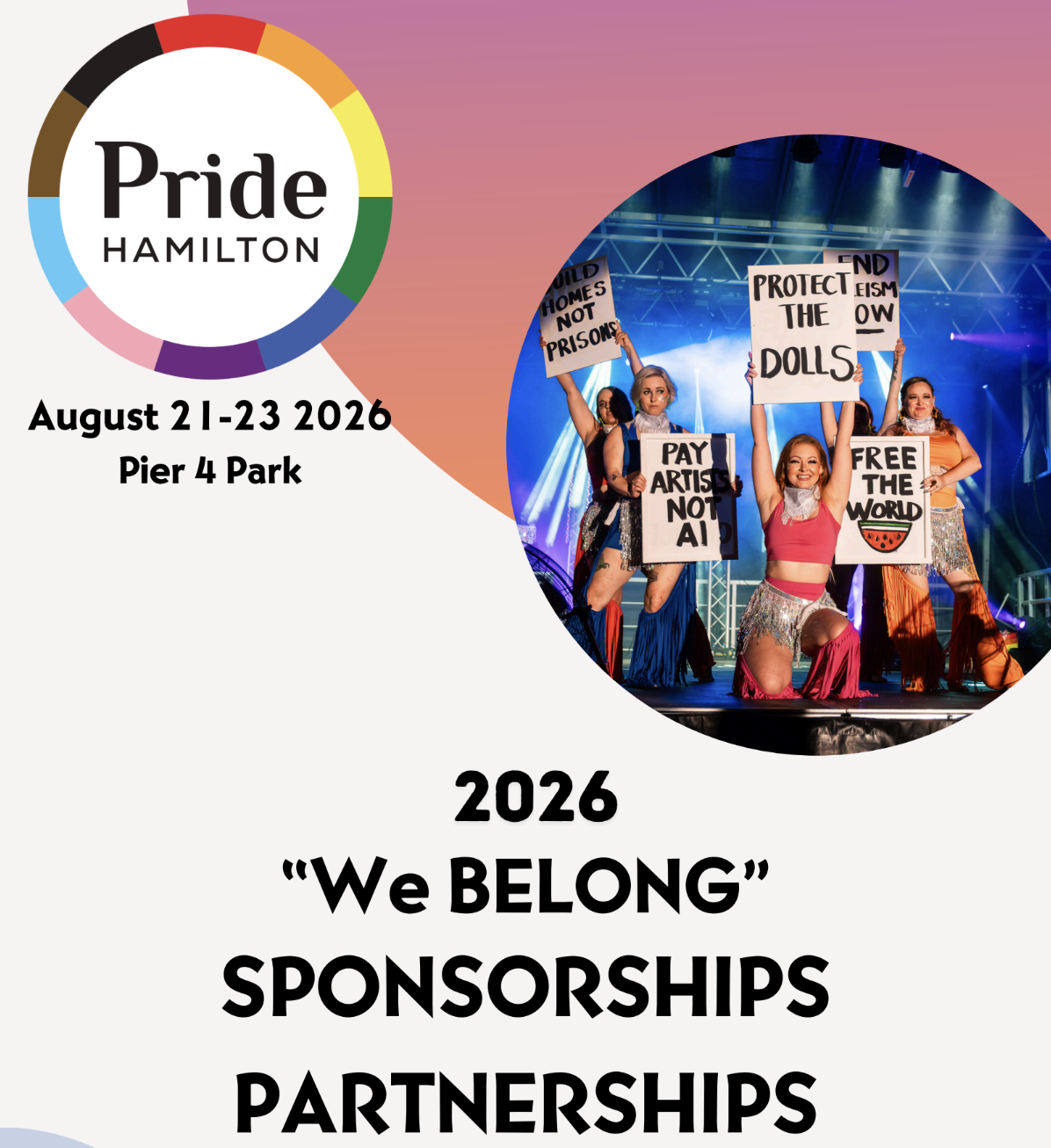 2026 Pride Season Theme Announcement &amp; Sponsorship / Partnership Package Release