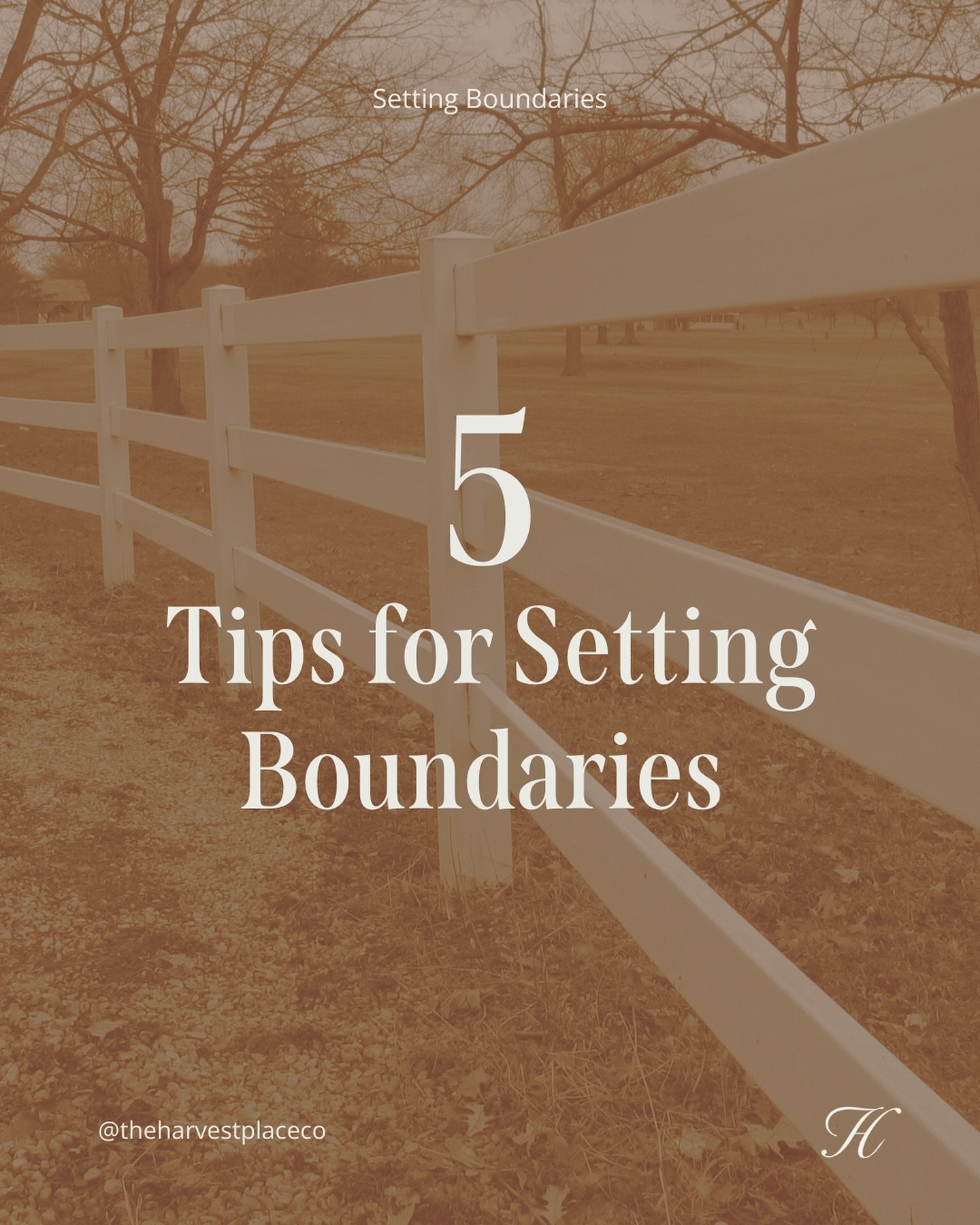 Understanding what a boundary is, and isn&rsquo;t, will help you use them correctly for nurturing healthy relationships and cultivating self-respect. 

▫️ Boundaries: Boundaries are the foundation of self-care and well-being. By clearly defining what