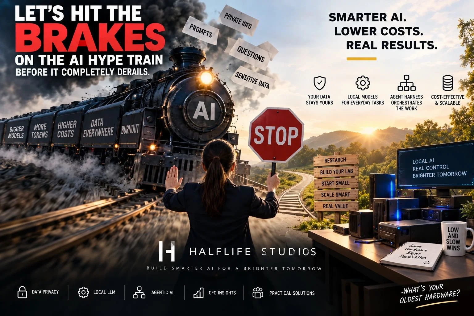 We need to hit the brakes on the AI hype train before it completely derails.