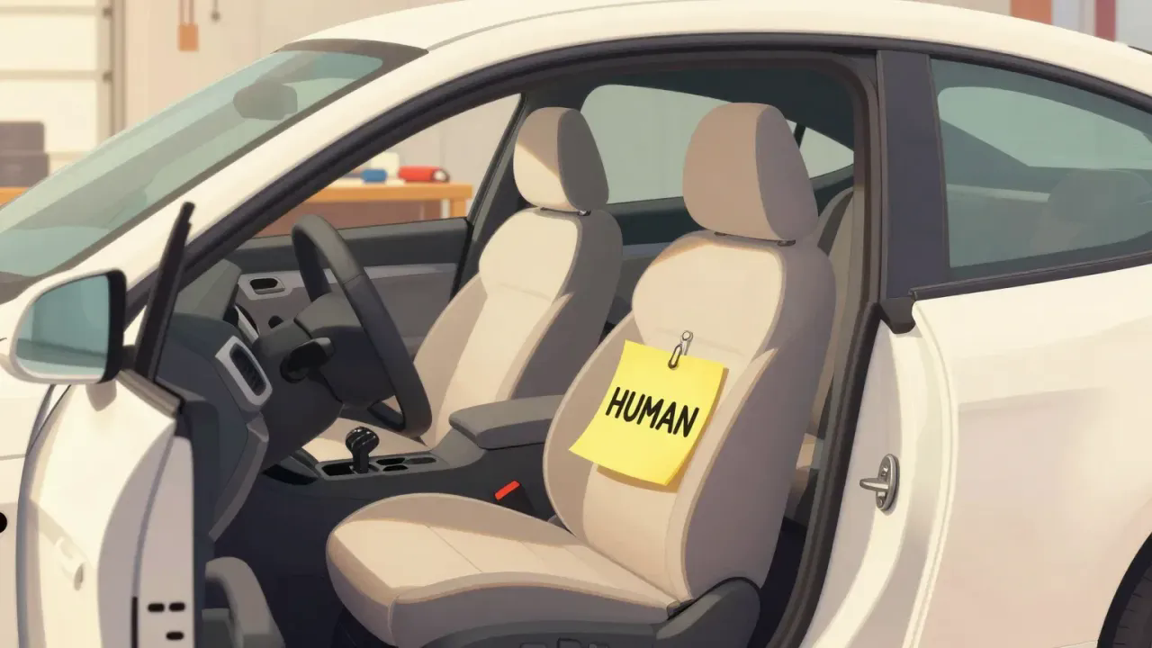 The Brake Pedal, the Gas Pedal, and the Empty Driver’s Seat