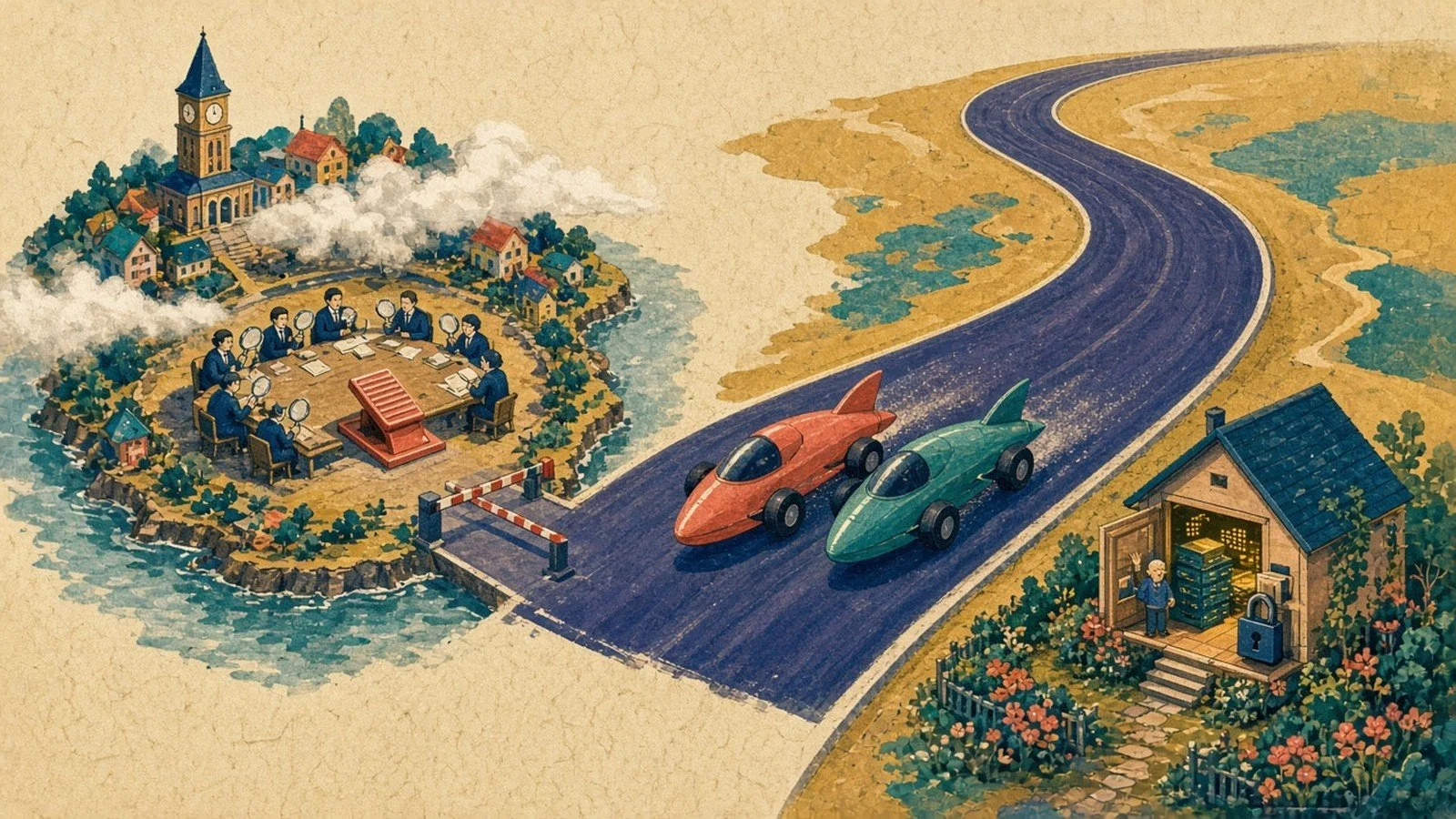 London Asks Questions While the AI Highway Speeds Up