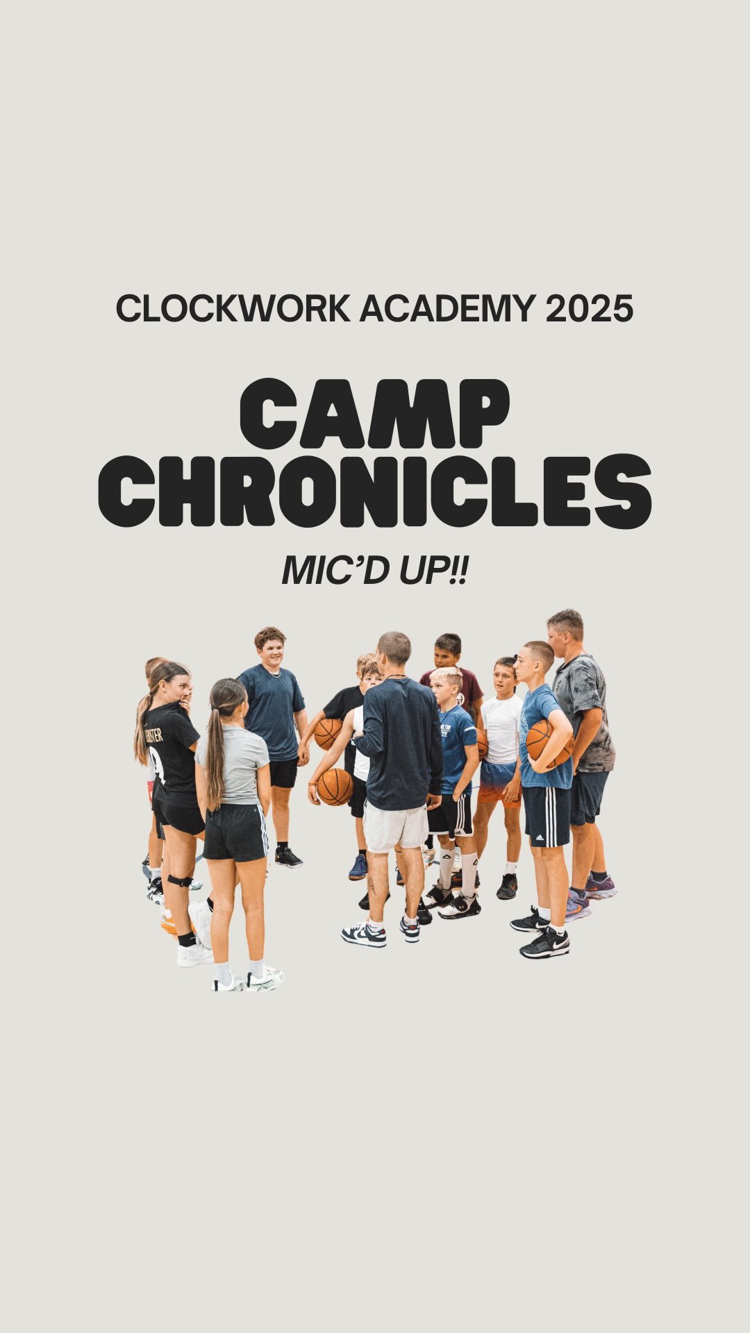 Mic’d up - 3v3 championship at the Clockwork Academy π₯
#basketball #basketballcamp