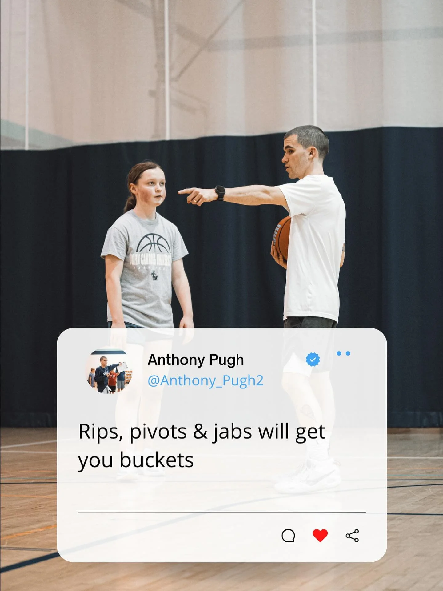 The fundamentals will get you buckets
Yes, add to your bag. But never straw away from what is proven to WORK
#basketball