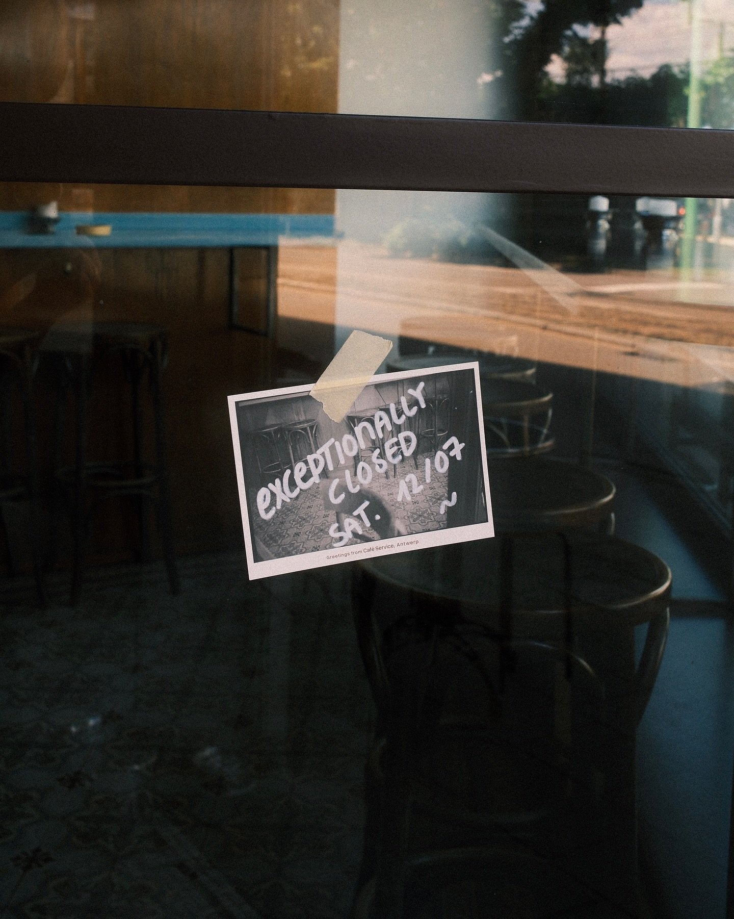 exceptionally closed this saturday 12/07/2025