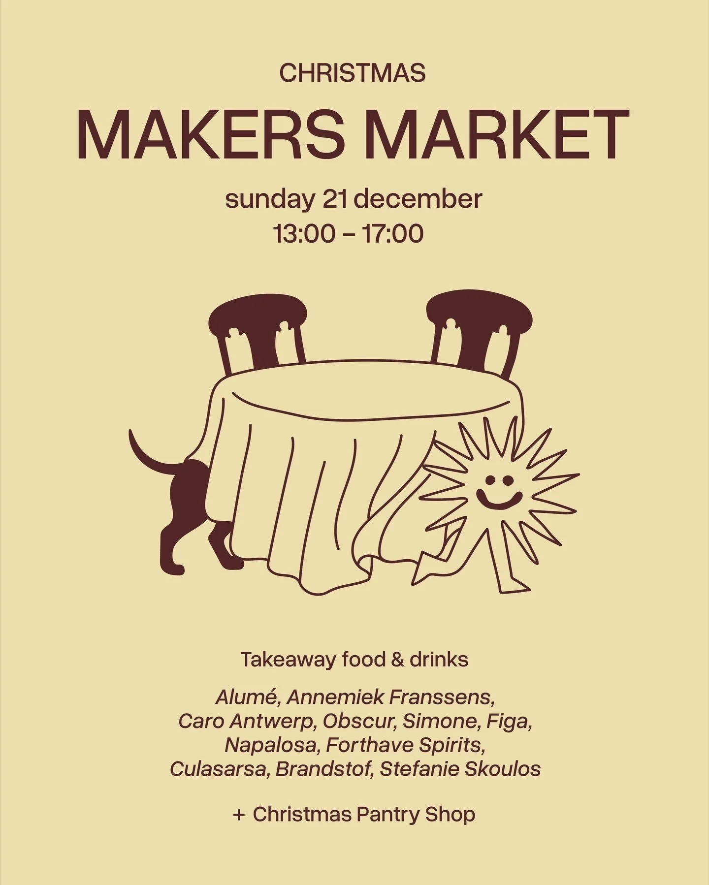Christmas is better when you celebrate it together! That&rsquo;s why we&rsquo;re teaming up with our friends from Polly to host this year&rsquo;s Christmas Makers Market.

We&rsquo;re inviting talented local creators to share their work, alongside de