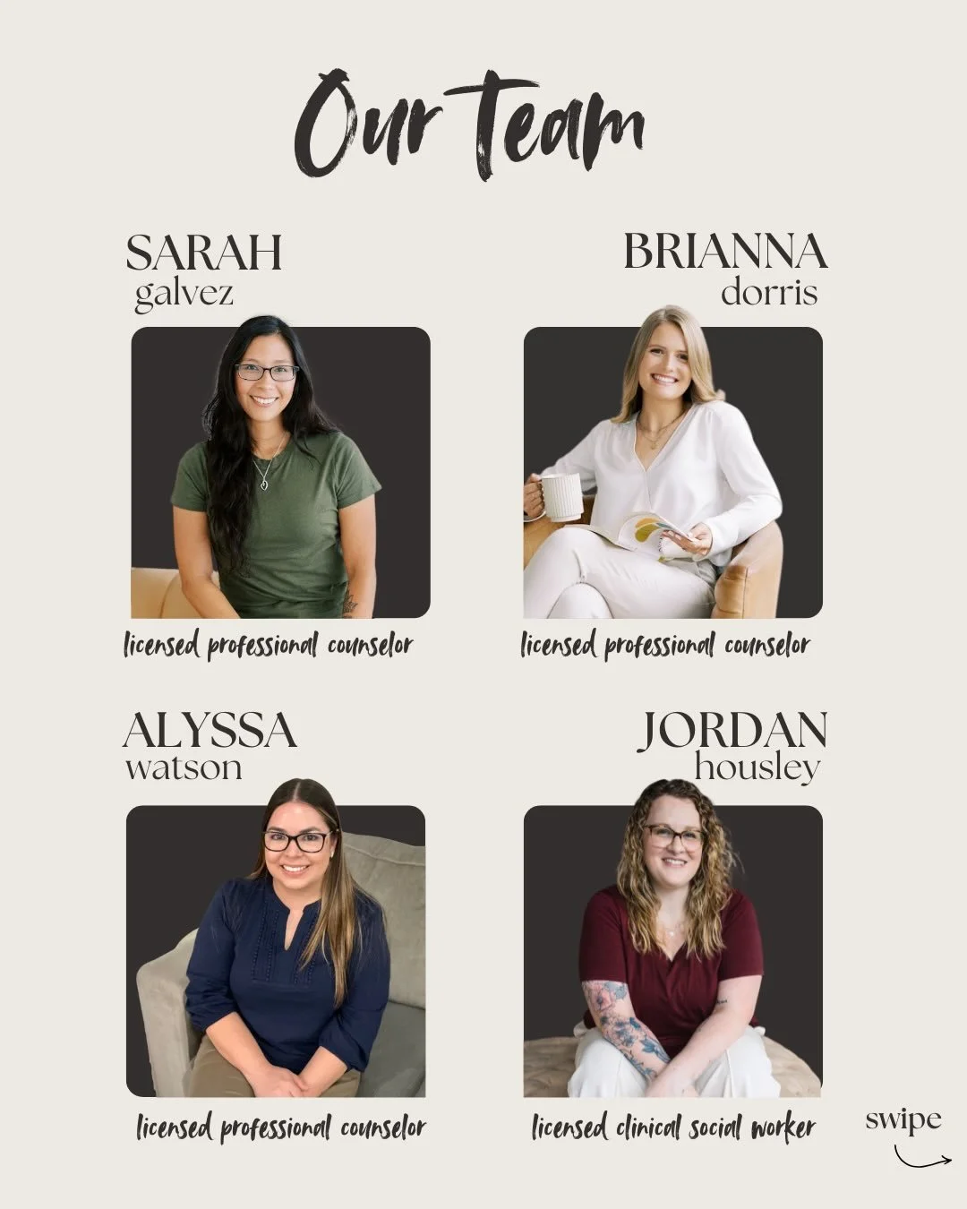 A new year calls for a new introduction to our growing team 🫶🏻 

We are so grateful to now be a team of FOUR, and be building up the healing collective we dreamed up from the beginning. 

It is very important to us that we provide skilled, truly tr
