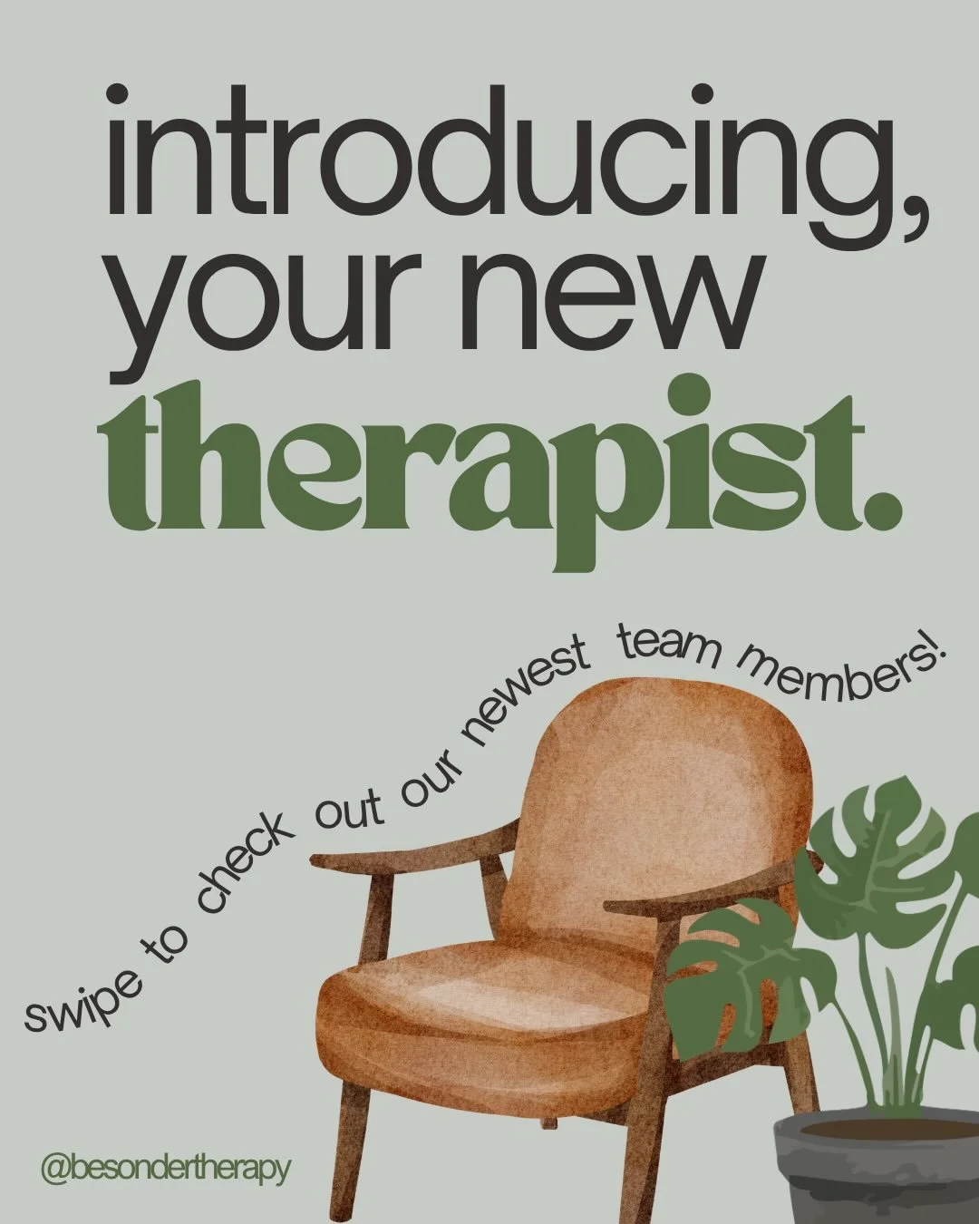 We are so grateful to have doubled in size, which means getting to serve twice the amount of people!!! 🥹 If you&rsquo;ve been thinking about starting therapy or wanting to switch things up, now is as good of a time as ever! Get in with one of these 