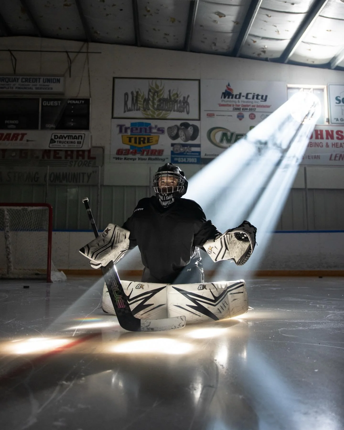 Sport portraits > action shots. 
&mdash;&mdash;
#hockey #estevanbears #sportsportrait #cinamatic #canon