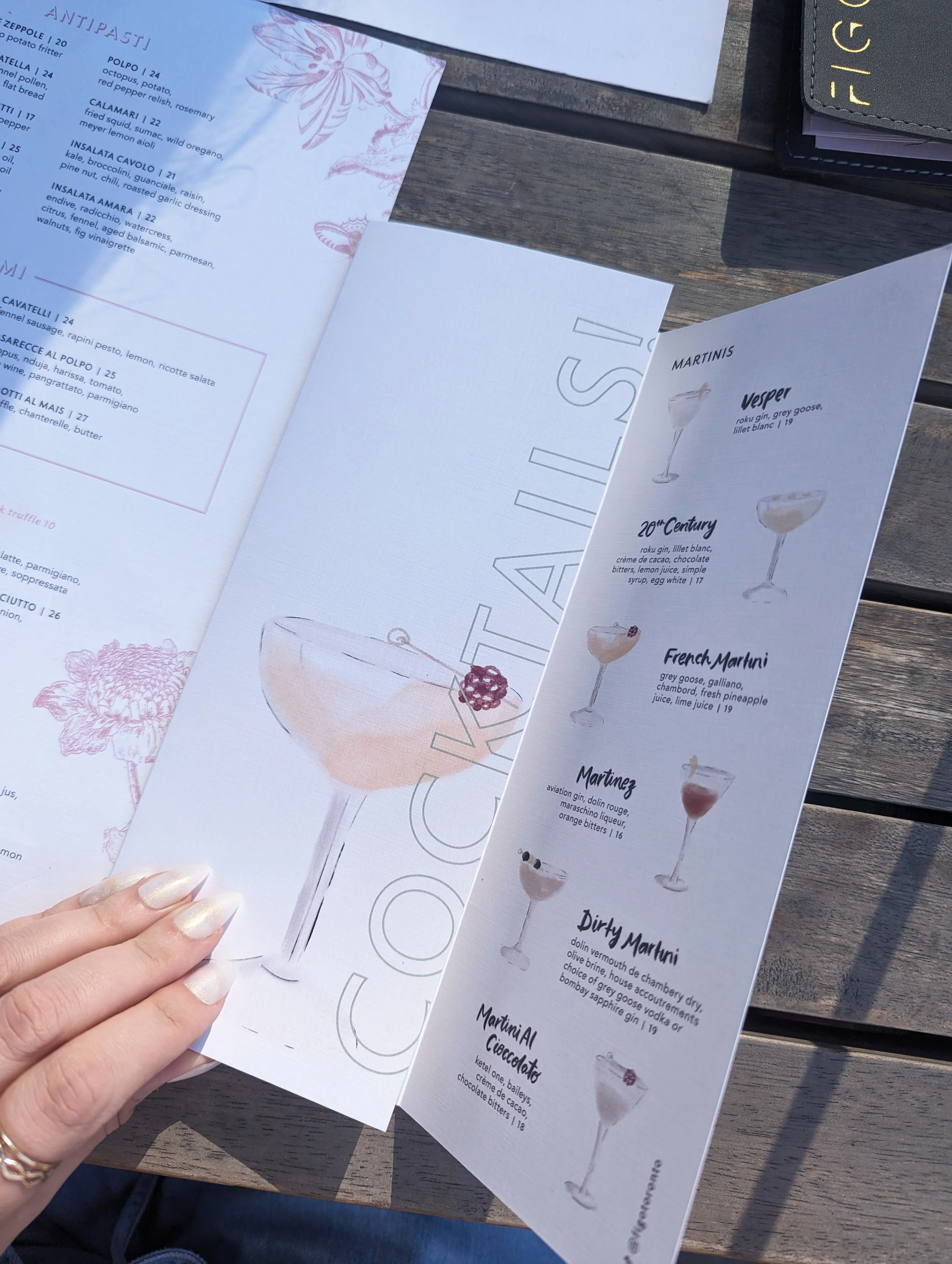 Figo Cocktail Menu