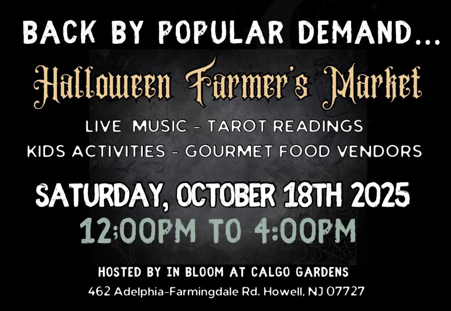 Halloween Market @ Calgo Gardens