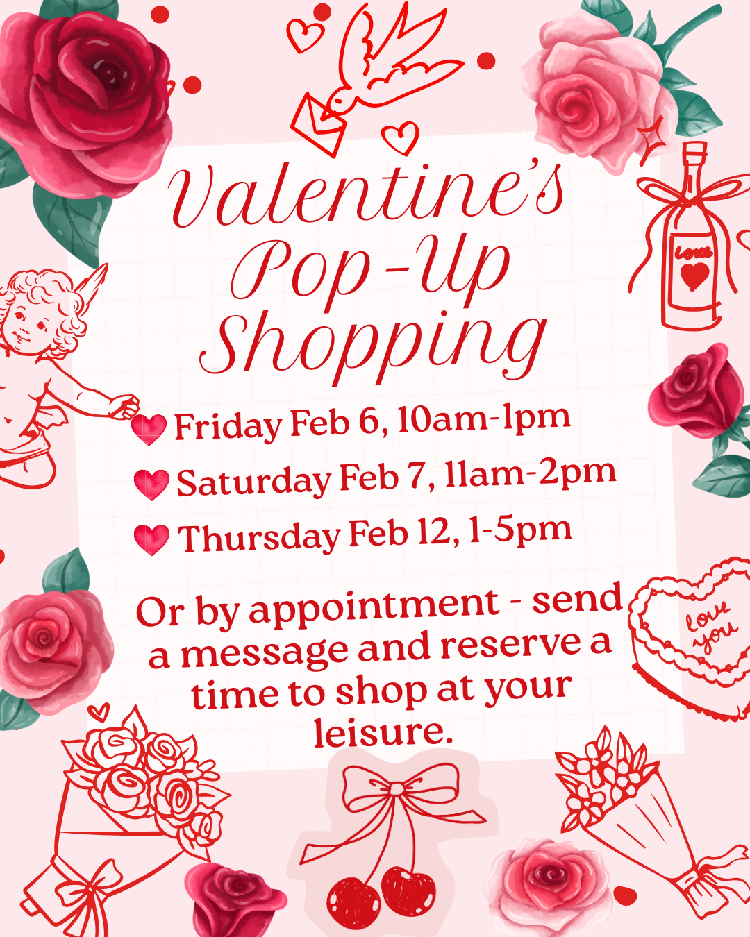 Valentine's Pop-Up Shopping @ MerCuriosites