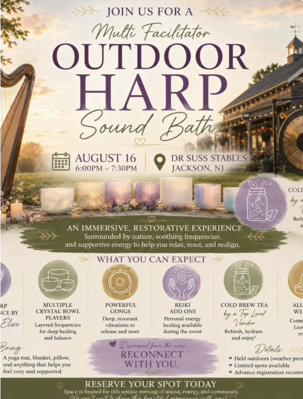 Multi Facilitator Harp Sound Bath