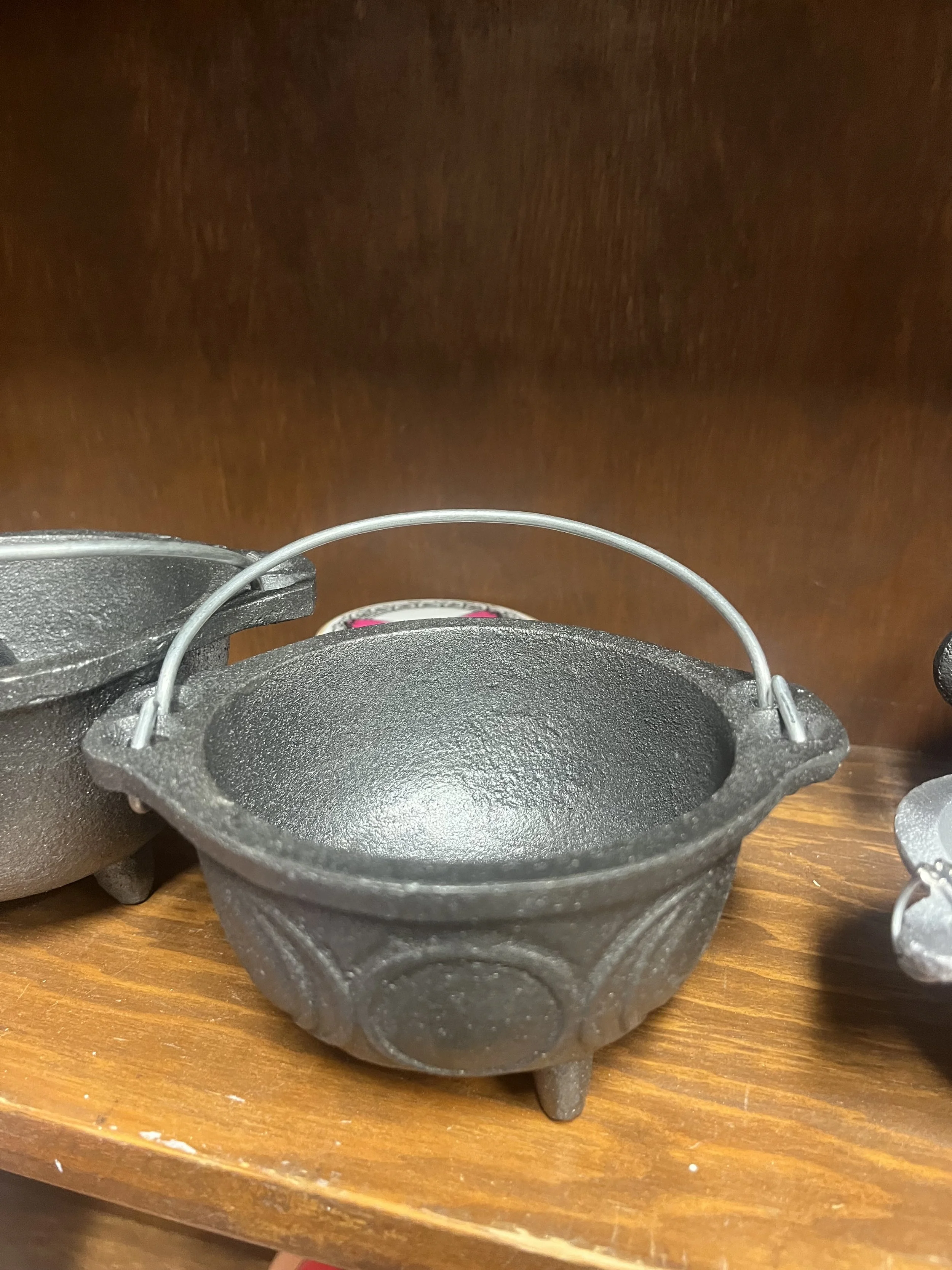 Triple Moon Cast Iron Cauldron