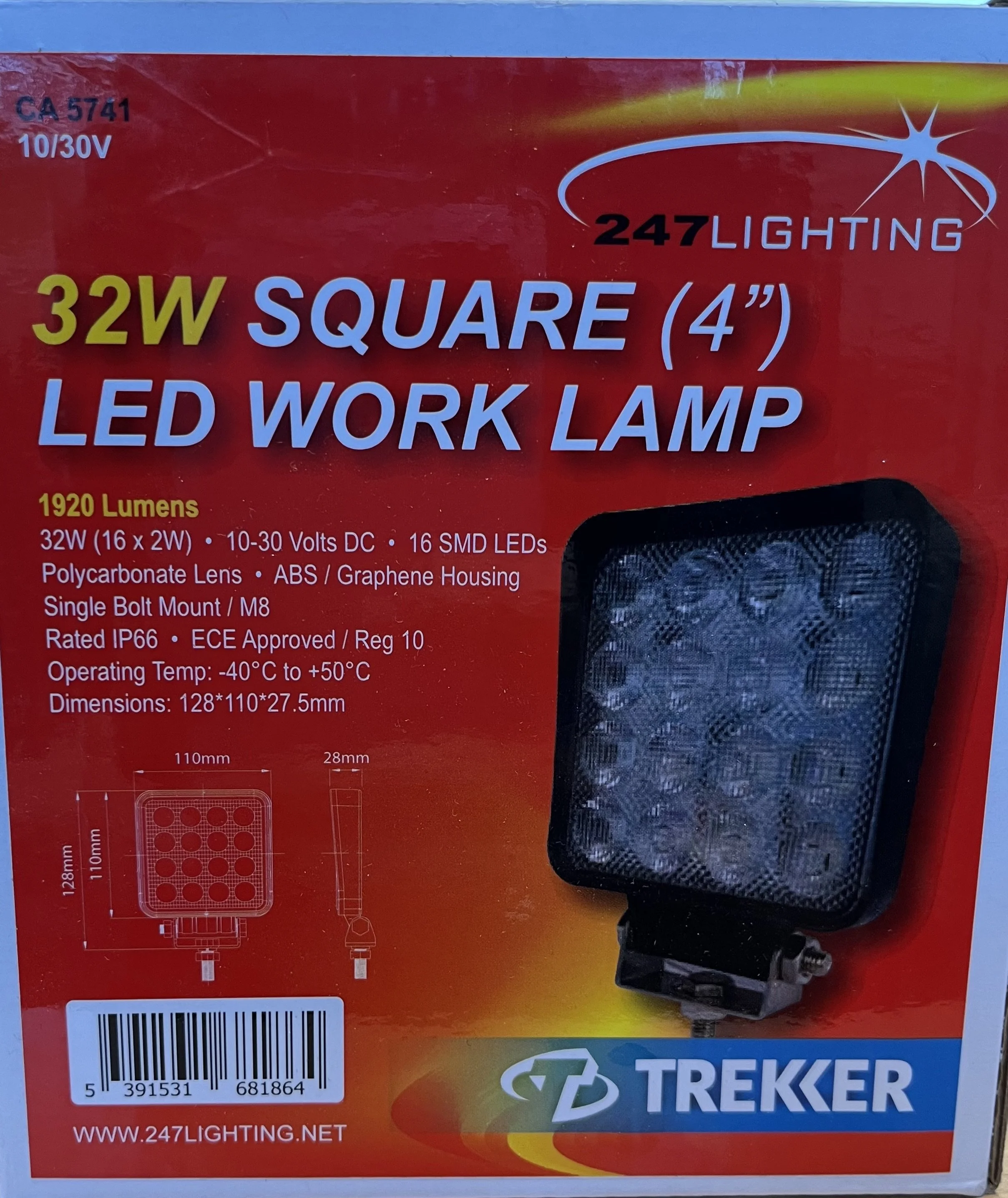 SPECIAL BULK PURCHASE 247 lighting 4” work lamp