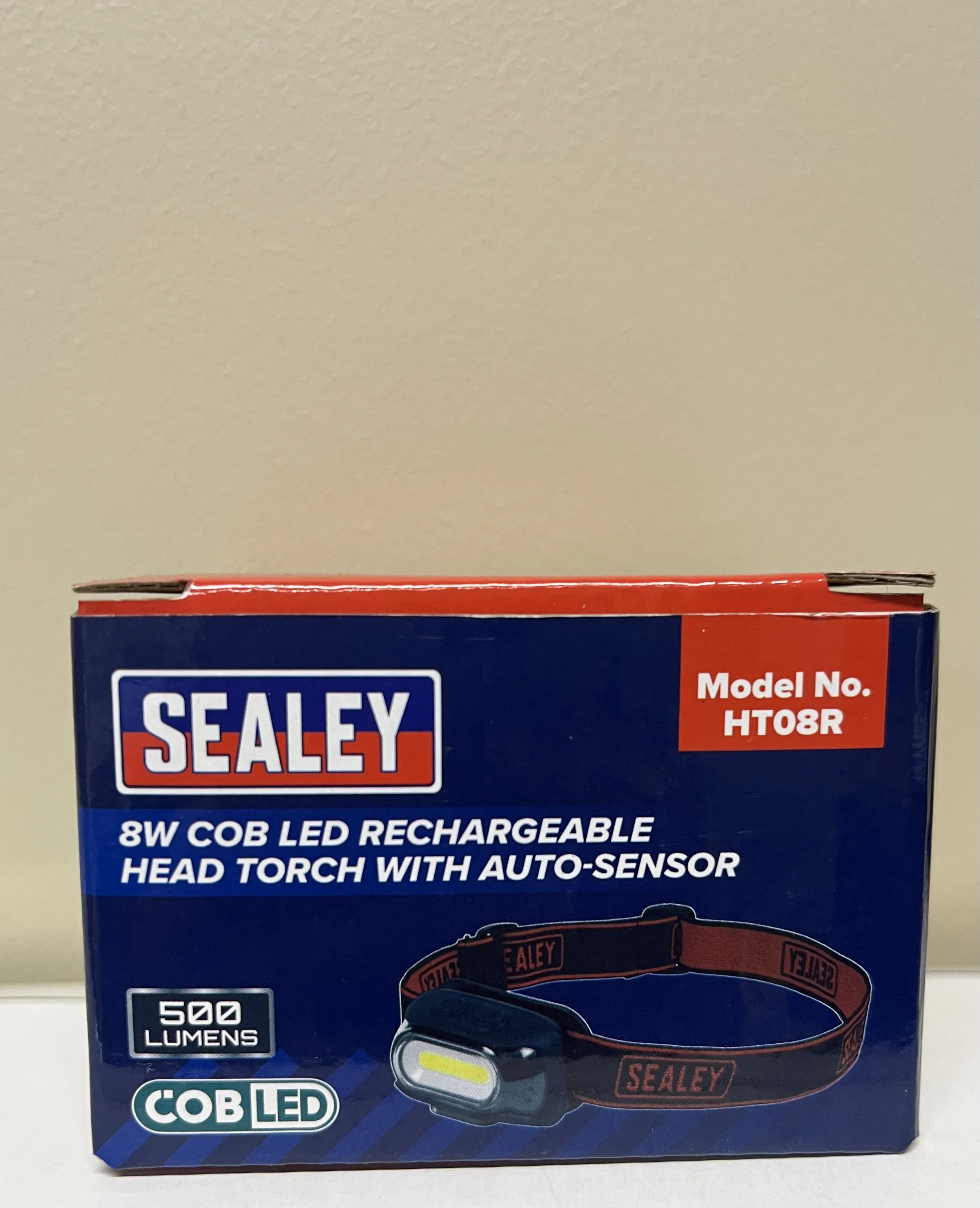 Sealey rechargeable head torch