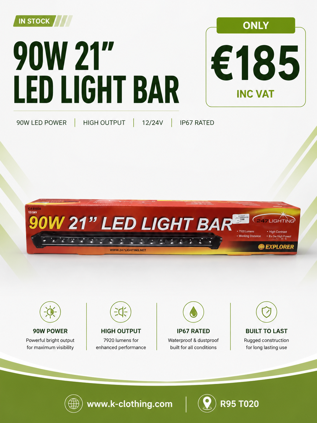 21" LED Explorer Driving Lamp