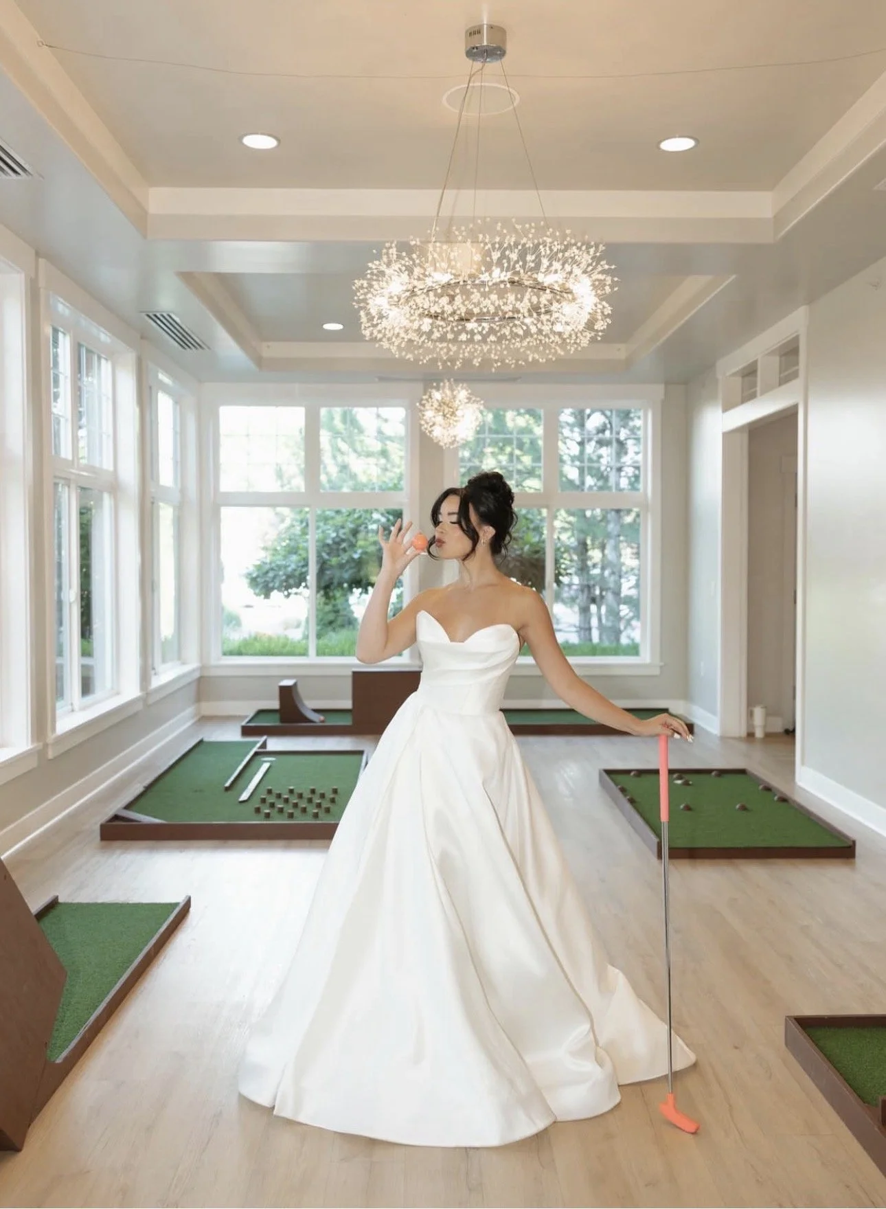 mini golf wedding