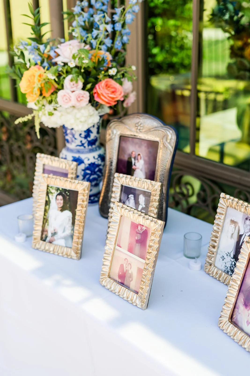 Wedding Table with Bride Photos.jpg