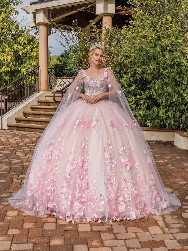 Tulle Cape Quinceanera